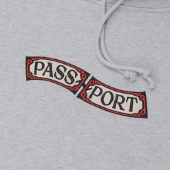 Pass~Port Red Flag Hoodie - Ash