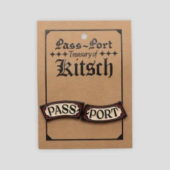 Pass~Port Red Flag Pin