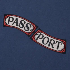 Pass~Port Red Flag Tee - Harbour Blue