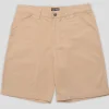 Pass~Port Ripstop Double Knee Diggers Club Short - Khaki