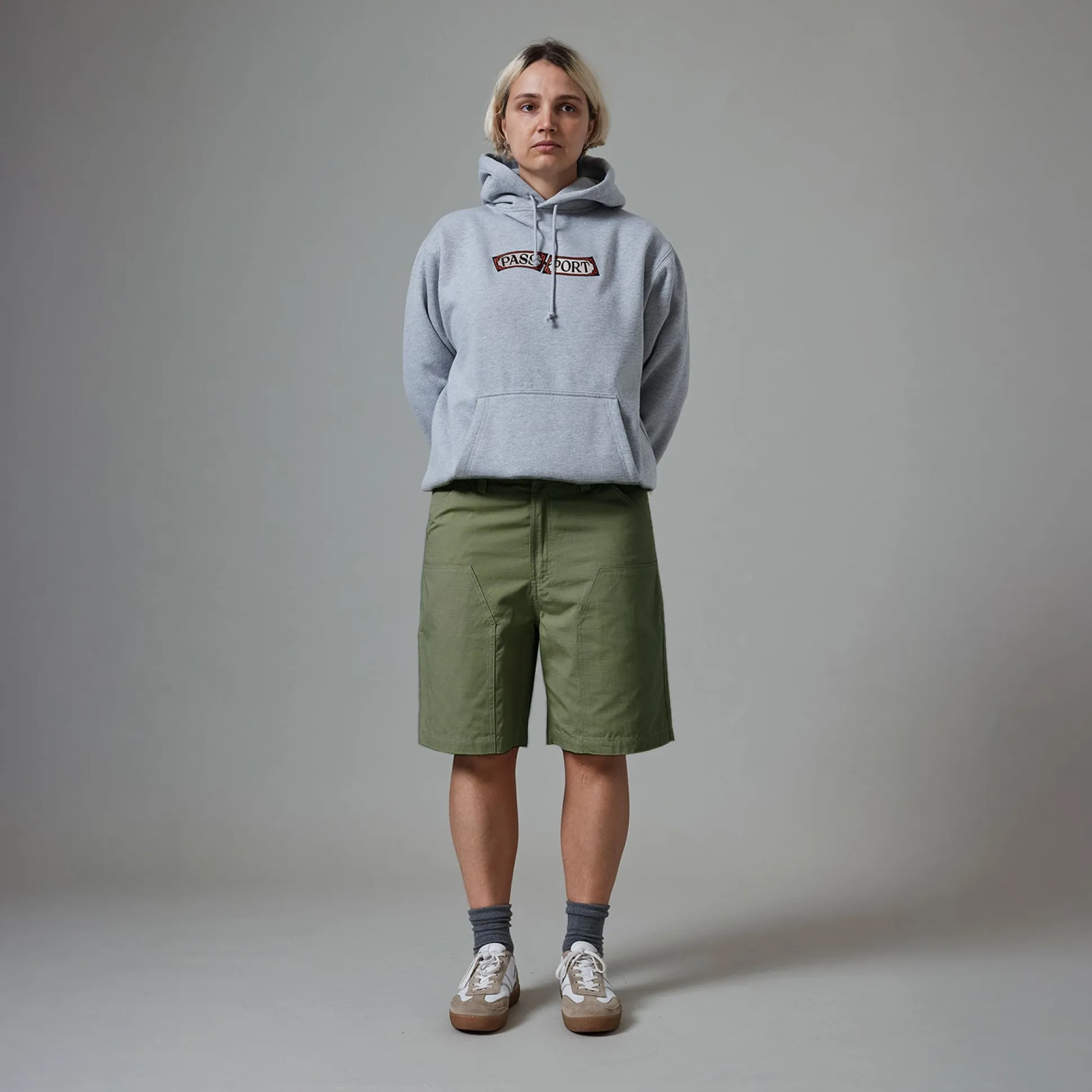 Pass~Port Ripstop Double Knee Diggers Club Short - Moss