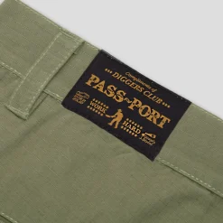 Pass~Port Ripstop Double Knee Diggers Club Short - Moss