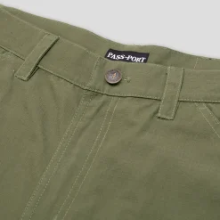 Pass~Port Ripstop Double Knee Diggers Club Short - Moss