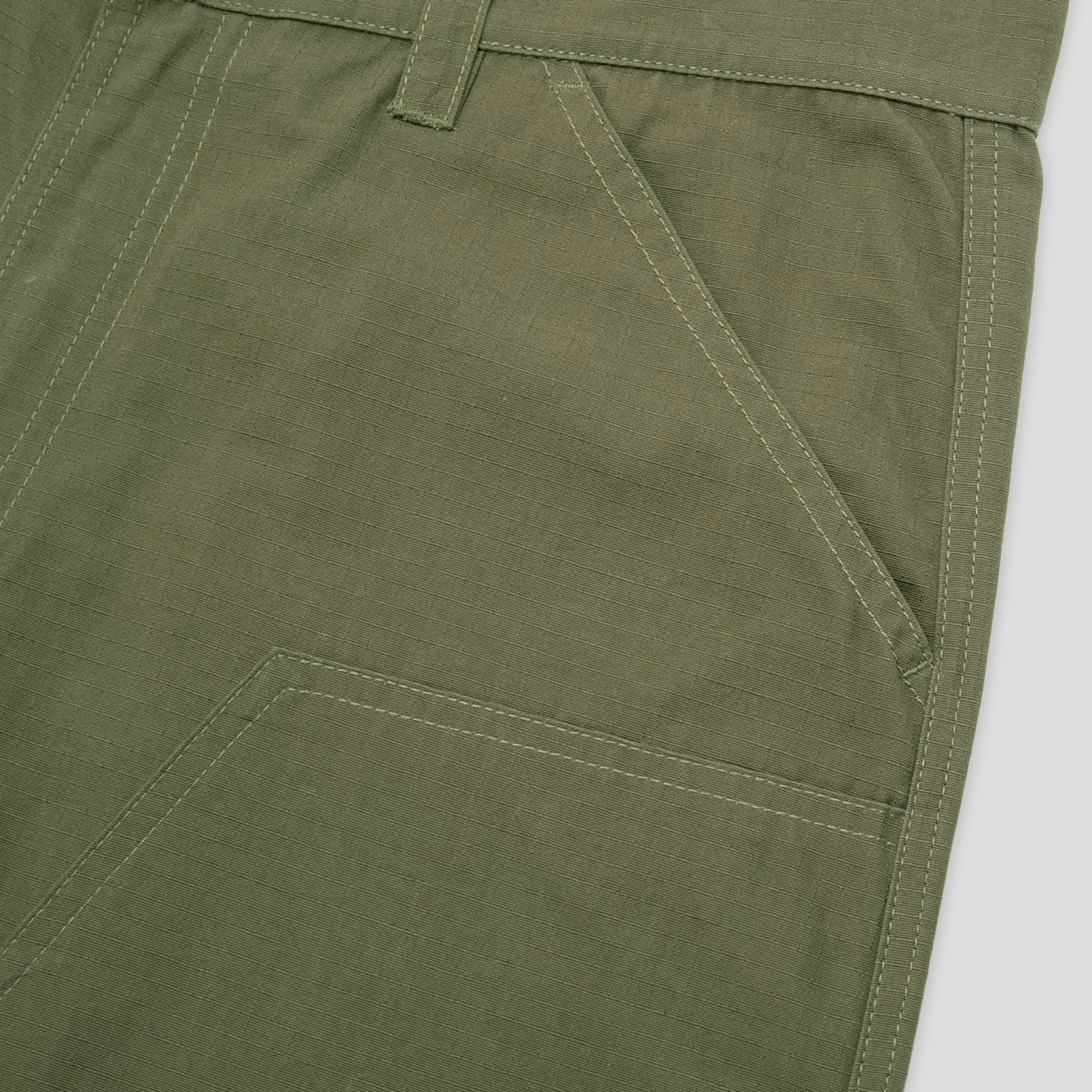 Pass~Port Ripstop Double Knee Diggers Club Short - Moss