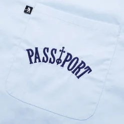 Pass~Port Sophomore Casual Shirt - Light Blue