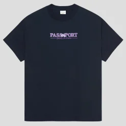 Pass~Port Store & Gallery Exclusive Jacaranda Tee - Navy