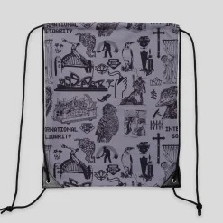 Pass~Port Store & Gallery Exclusive RPET Drawstring Bag - Grey