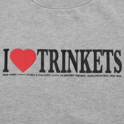 Pass~Port Store & Gallery Exclusive I Love Trinkets Sweater - Ash