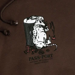 Pass~Port Store & Gallery Exclusive Bin Rat Hoodie - Bark
