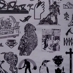 Pass~Port Store & Gallery Exclusive RPET Drawstring Bag - Grey