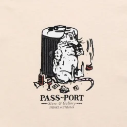 Pass~Port Store & Gallery Exclusive Bin Rat Tee - Natural