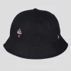 Pass~Port Swanny Herringbone Bucket Hat - Black