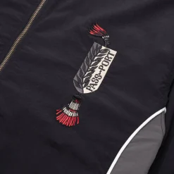 Pass~Port Tassle RPET Delivery Jacket - Black / Grey