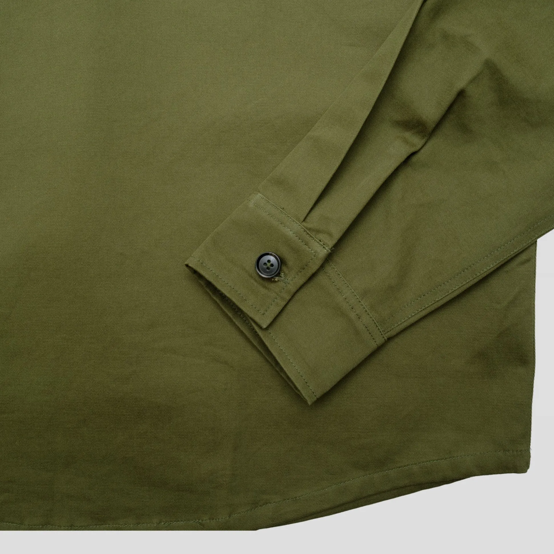 Pass~Port Thistle Embroidery AG Shirt Long Sleeve - Moss