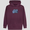 Pass~Port Tilde Stamp Hoodie - Berry