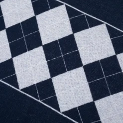 Pass~Port Tilde Stamp Knit Polo - Navy