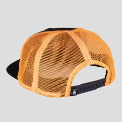 Pass~Port Towers Of Water Trucker Cap - Black / Orange