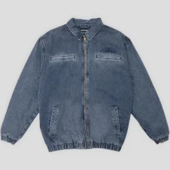 Pass~Port Vineyard Birds Denim Delivery Jacket - Washed Indigo