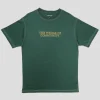 Pass~Port Whole of Community Embroidery Organic Tee - Forest Green