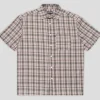Pass~Port Workers Check Short Sleeve Shirt - Sand