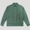 Pass~Port Workers Check Shirt Long-Sleeve - Green