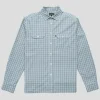 Pass~Port Workers Check Shirt Long Sleeve - Stone