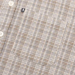 Pass~Port Workers Check Shirt Long-sleeve - Black / Bronze