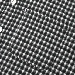 Pass~Port Workers Check Shirt Long Sleeve - Black