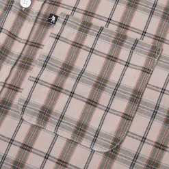 Pass~Port Workers Check Short Sleeve Shirt - Sand
