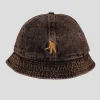 Pass~Port Workers Club Denim Bucket - Brown Over-Dye