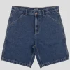 Pass~Port Workers Club Denim Jean Short - Washed Dark Indigo