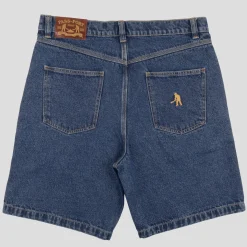 Pass~Port Workers Club Denim Jean Short - Washed Dark Indigo