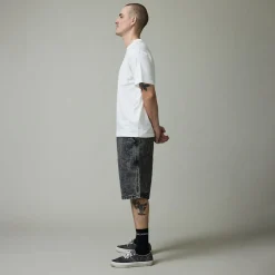 Pass~Port Workers Club Denim Short - Grey Over-Dye