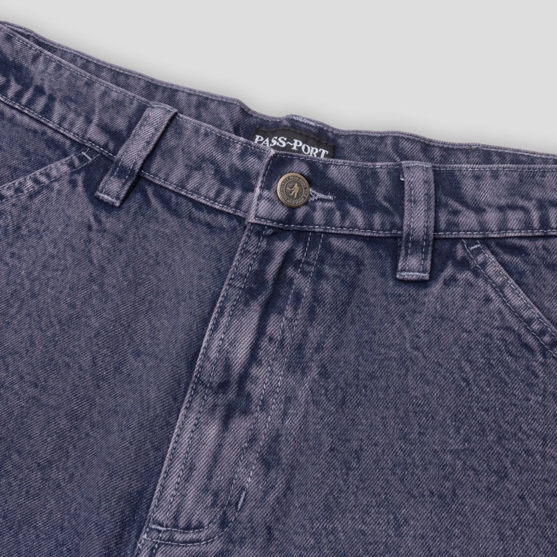 Pass~Port Workers Club Denim Jean - Purple Over-Dye