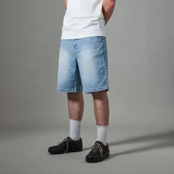 Pass~Port Workers Club Jean Short - Faded Washed Light Indigo