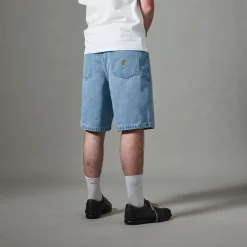 Pass~Port Workers Club Jean Short - Faded Washed Light Indigo