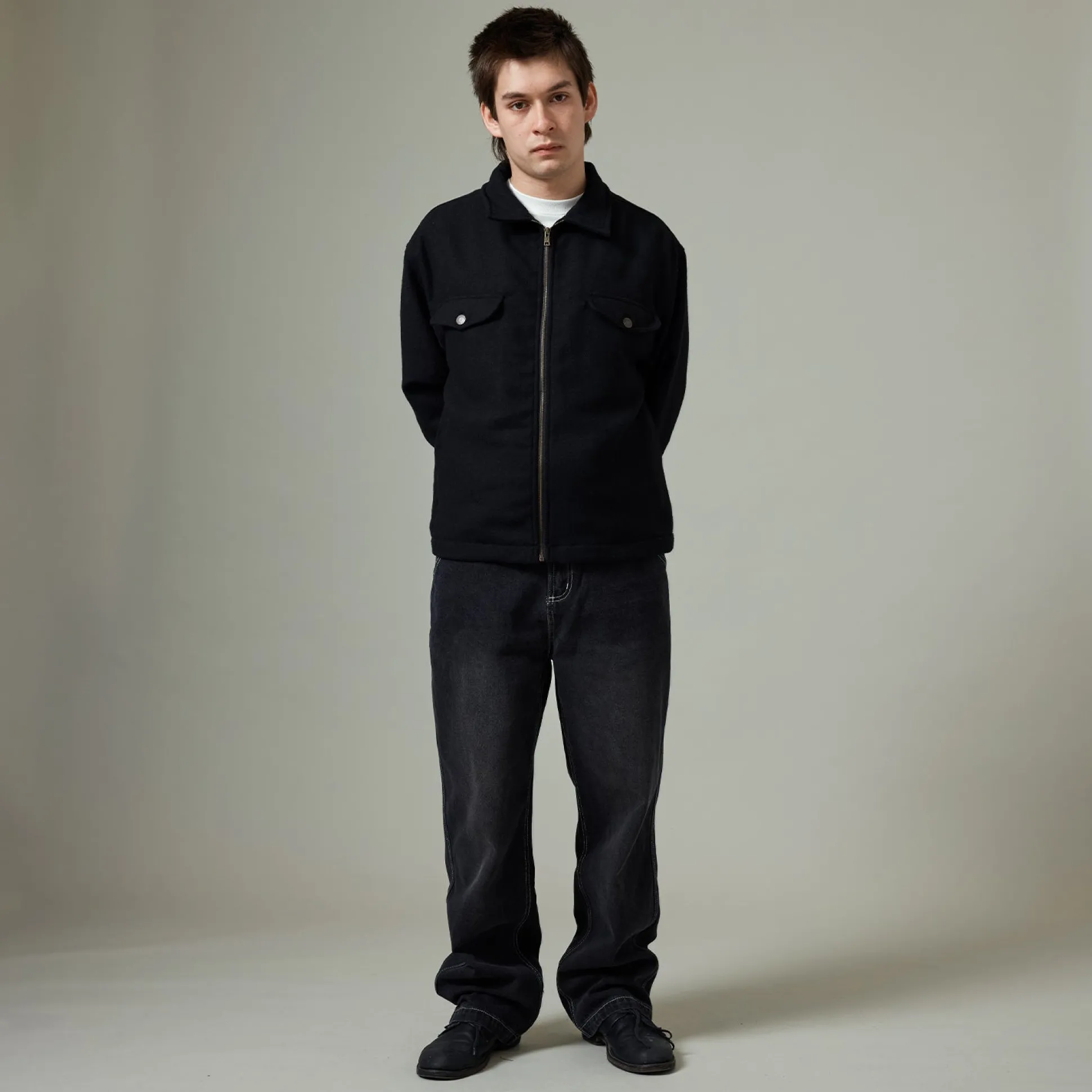 Pass~Port Workers Club Jean Pant - Faded Washed Black