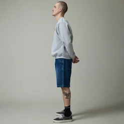 Pass~Port Workers Club Jean Short - Faded Washed Dark Indigo