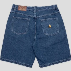 Pass~Port Workers Club Jean Short - Faded Washed Dark Indigo