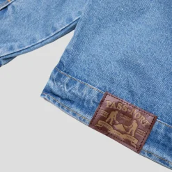 Pass~Port Workers Club Lined Denim Jacket - Washed Light Indigo
