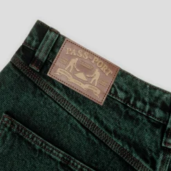 Pass~Port Workers Club Short - Dark Green Over-Dye