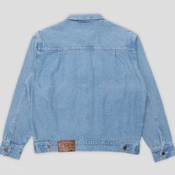 Pass~Port Workers Club Trucker Jacket - Washed Light Indigo