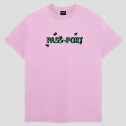 Pass~Port Wot Flies Tee - Light Pink