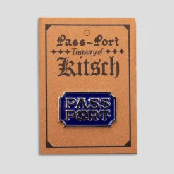 Pass~Port Yearbook Logo Pin