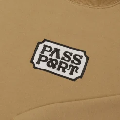 Pass~Port Yearbook Logo Sweater - Dark Mustard