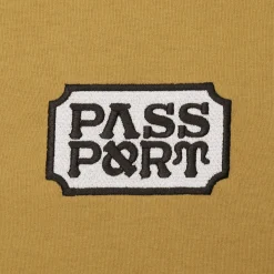 Pass~Port Yearbook Logo Tee - Mustard