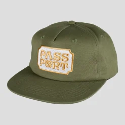 Pass~Port Yearbook Logo Workers Cap - Military