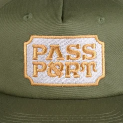 Pass~Port Yearbook Logo Workers Cap - Military