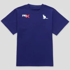 Pearls Skateboards Keel Tee - Deep Blue