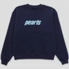 Pearls Skateboards OG Logo Crewneck - Navy / Sky Blue